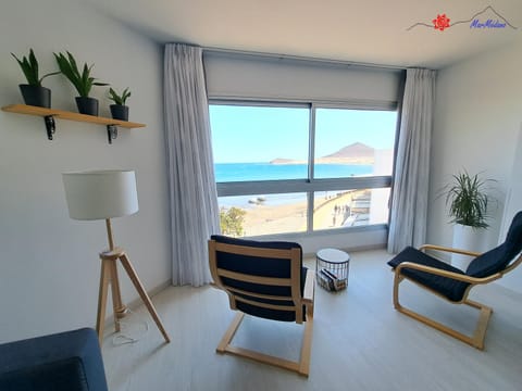 View (from property/room), Living room, Sea view
