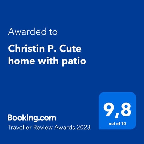 Christin P. Cute home with patio Apartment in Lasithi