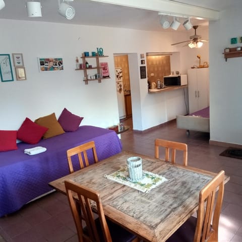 Photo of the whole room, Dining area