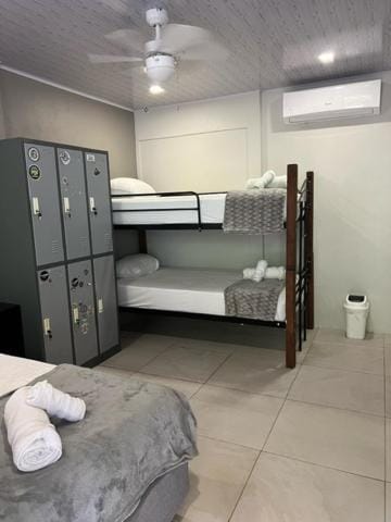 Bed, Bedroom, bunk bed, air conditioner