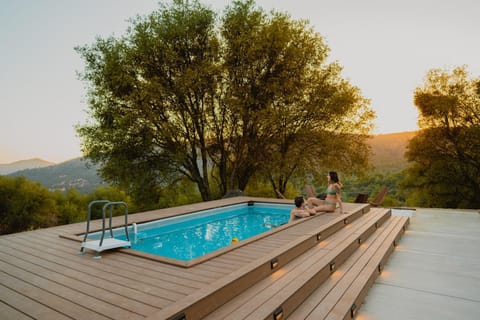Day, Natural landscape, Mountain view, Pool view, Swimming pool