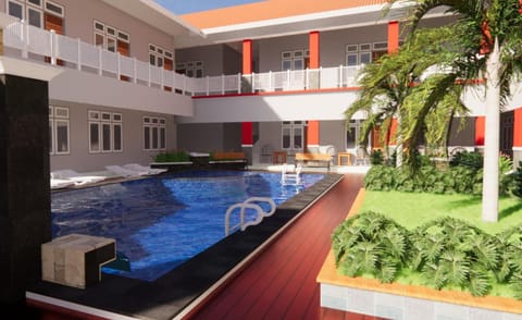 Pool view, Swimming pool