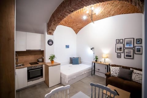 Kitchen or kitchenette, Living room, Dining area