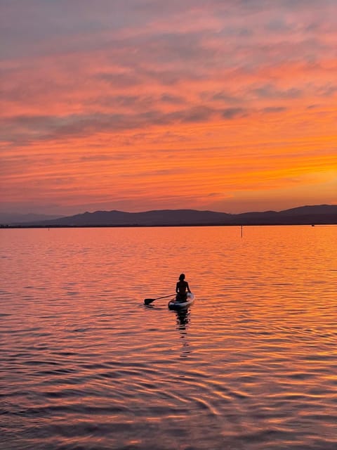 Natural landscape, Lake view, Sunset