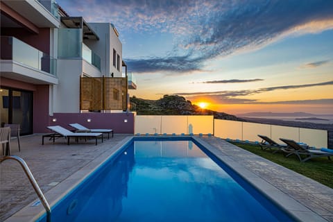 Villa Mari Chania, with private ecologic pool and amazing view! Villa in Crete