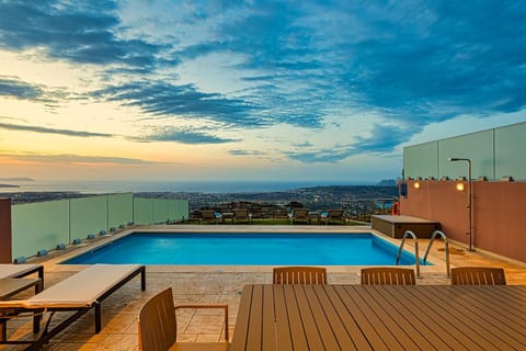 Villa Mari Chania, with private ecologic pool and amazing view! Villa in Crete