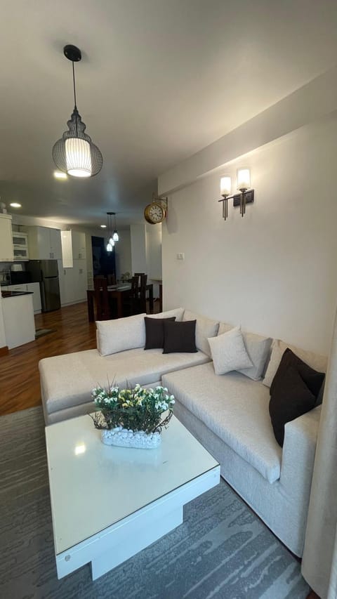 Kitchen or kitchenette, Living room, Seating area