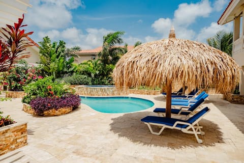 Garden, Swimming pool, sunbed