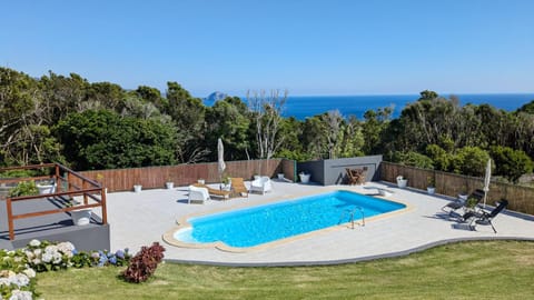 View (from property/room), Garden view, Landmark view, Mountain view, Pool view, Sea view, Swimming pool, sunbed