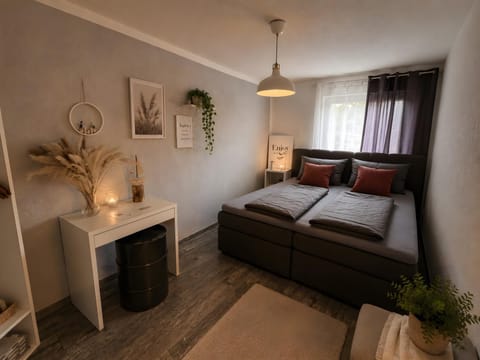 Property building, Living room, Bedroom
