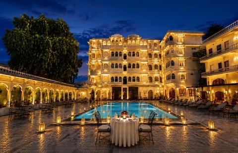 Property building, Pool view