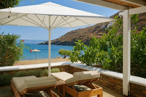 Natural landscape, Beach, Sea view, sunbed