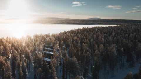 Day, Natural landscape, Bird's eye view, Lake view