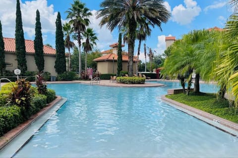 Property building, Spring, Day, Garden, Garden view, Pool view, Swimming pool