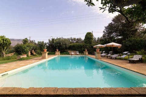 Property building, Living room, Swimming pool