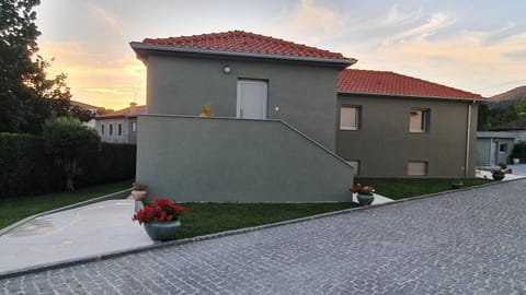 Property building, Sunset