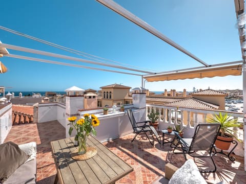 View (from property/room), Balcony/Terrace, Sea view