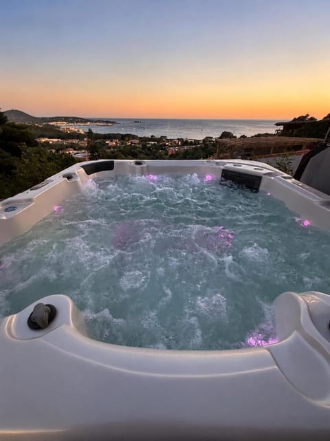 Hot Tub, Sunset