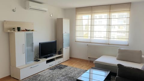 Communal lounge/ TV room, TV and multimedia, Living room, Seating area, Evening entertainment, air conditioner