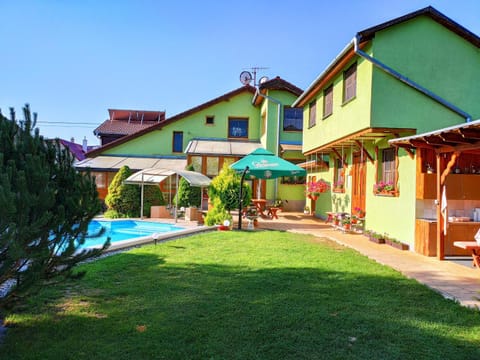 Property building, Garden, Pool view