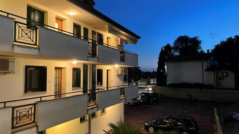 Property building, Night, View (from property/room), Balcony/Terrace, Parking