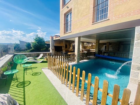 Property building, Patio, Day, Natural landscape, View (from property/room), Balcony/Terrace, Pool view, Swimming pool, sunbed