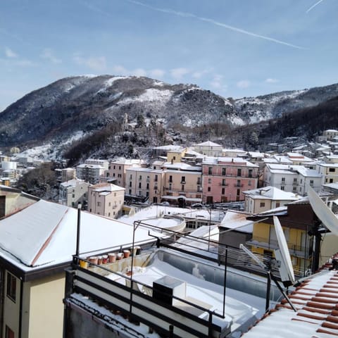 Natural landscape, Winter, City view, Mountain view