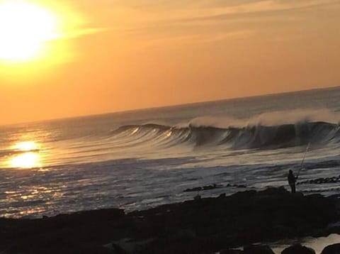 Natural landscape, Beach, Sunrise