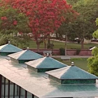 Property building, Garden view