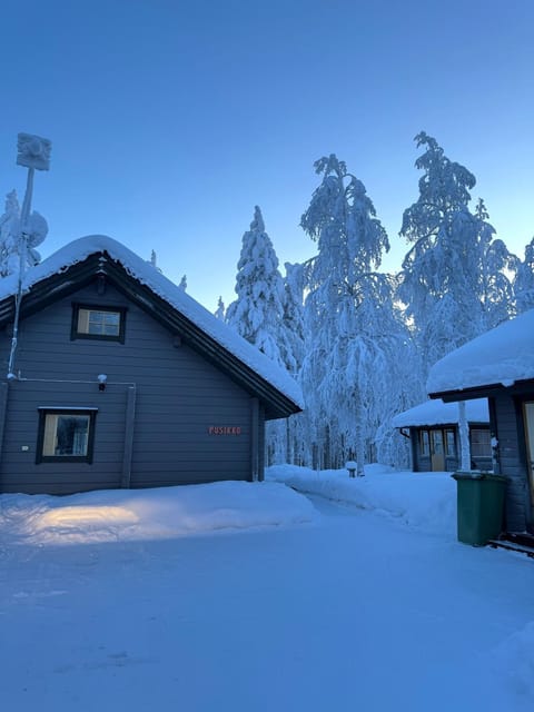 Pusikko - Cozy Lake Villa - Ice Swimming - Sauna - Fireplace - Barbeque Shed Chalet in Lapland