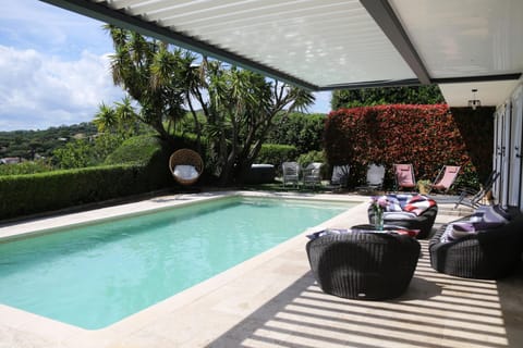 Rez de Villa, vue magnifique, piscine chauffée privée, spa villa Les Feuillantines Villa in Sainte-Maxime