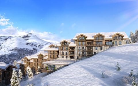 Property building, Natural landscape, Mountain view