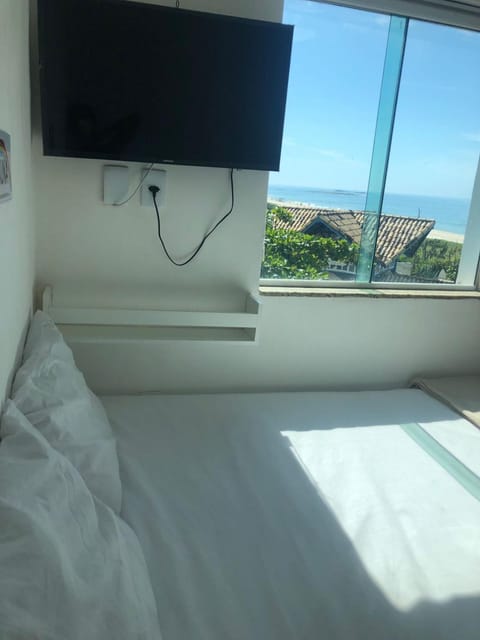 Bed, Sea view