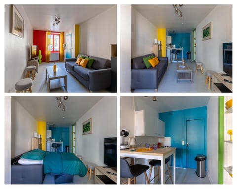 L'appart K-OULEUR- Wifi Fibre-Checkin auto- 2 pers Apartment in Le Mans