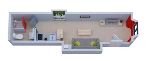 L'appart K-OULEUR- Wifi Fibre-Checkin auto- 2 pers Apartment in Le Mans