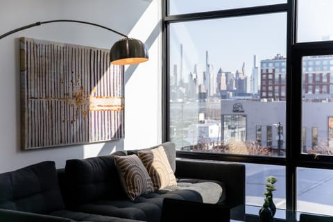 Living room, City view