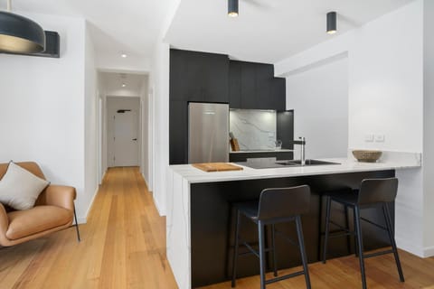 Kitchen or kitchenette, oven, stove