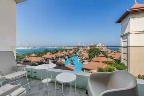 View (from property/room), Balcony/Terrace, Sea view, Swimming pool