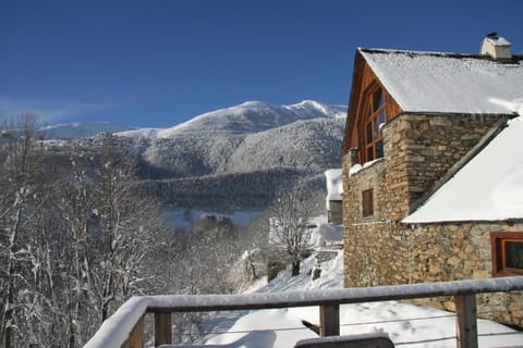 Property building, Winter, Balcony/Terrace, Mountain view