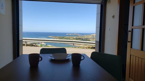 Natural landscape, View (from property/room), Dining area, Sea view