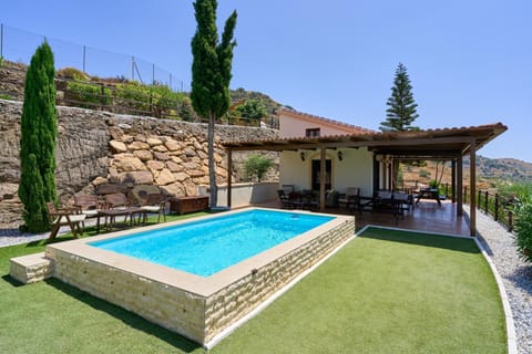 Property building, Living room, Swimming pool