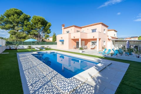 Property building, Living room, Swimming pool