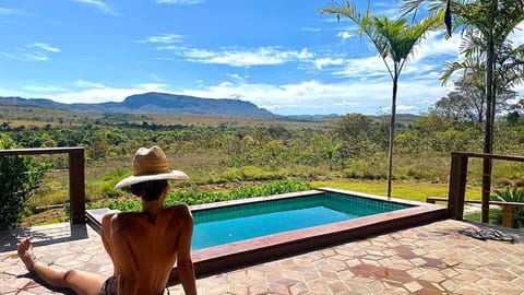 Nearby landmark, Day, Natural landscape, Mountain view, Pool view, Swimming pool