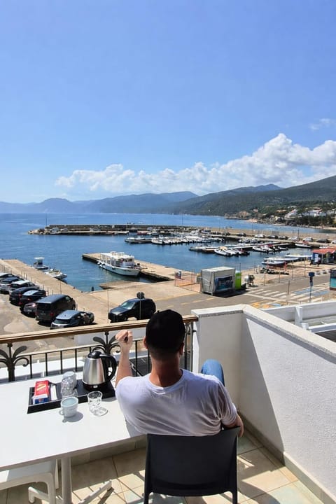 Property building, View (from property/room), Balcony/Terrace, Sea view