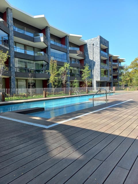 Property building, Pool view
