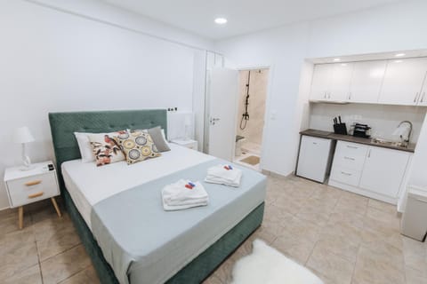 Coffee/tea facilities, Kitchen or kitchenette, Photo of the whole room, Bedroom