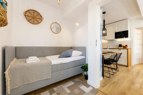 Bed, Kitchen or kitchenette, Photo of the whole room, Seating area, Bedroom