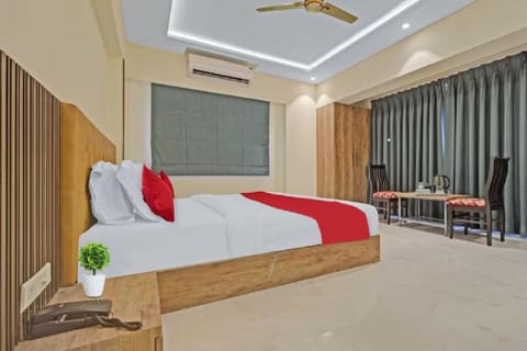 Bed, Bedroom, air conditioner