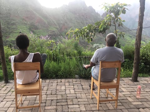 People, Balcony/Terrace, Mountain view