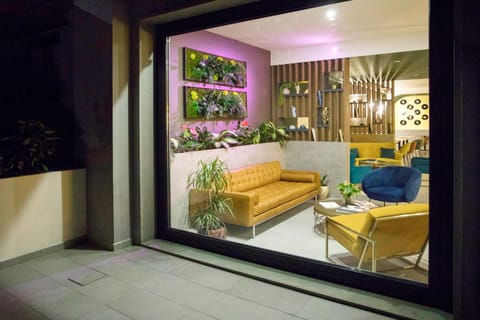 Property building, Living room, Lobby or reception